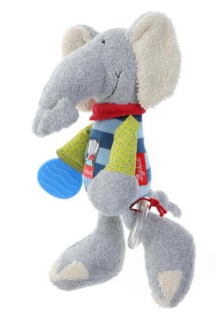 М'яка іграшка Sigikid Слон 28 см з брязкальцем і прорізувачем (41464SK) - фото 0