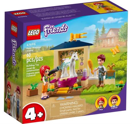 Конструктор LEGO Friends Конюшня для миття поні 60 деталей (41696) - фото 0