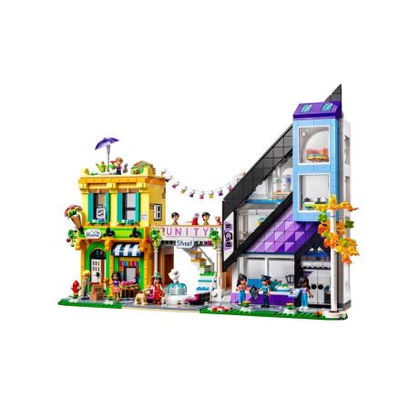 Конструктор LEGO Friends Квіткові та дизайнерські крамниці у центрі міста 2010 деталей (41732) - фото 3