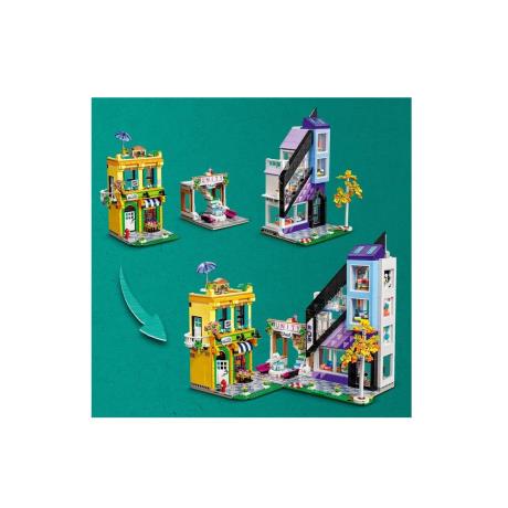 Конструктор LEGO Friends Квіткові та дизайнерські крамниці у центрі міста 2010 деталей (41732) - фото 4