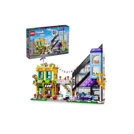 Конструктор LEGO Friends Квіткові та дизайнерські крамниці у центрі міста 2010 деталей (41732) - фото 7