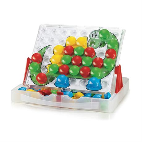 Дитяча мозаїка Quercetti Fanta color junior з дошкою-кейсом 48 ел. (4190-Q) - фото 1