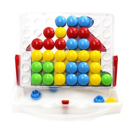 Дитяча мозаїка Quercetti Fanta color junior з дошкою-кейсом 48 ел. (4190-Q) - фото 4
