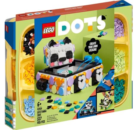 Конструктор LEGO DOTS Шухляда з милою пандою 517 деталей (41959) - фото 0