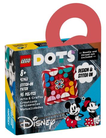 Конструктор LEGO DOTS Нашивка Міккі Маус та Мінні Маус 95 деталей (41963) - фото 0
