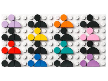 Конструктор LEGO DOTS Коробка Знову до школи з Міккі та Мінні Маусами 669 деталей (41964) - фото 0