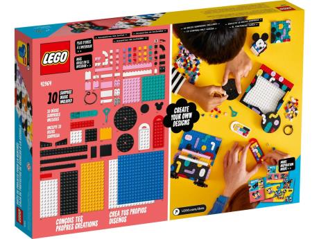 Конструктор LEGO DOTS Коробка Знову до школи з Міккі та Мінні Маусами 669 деталей (41964) - фото 0