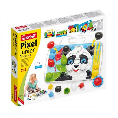 Дитяча мозаїка Quercetti Pixel Junior з дошкою 40 елементів (4206-Q) - фото 0