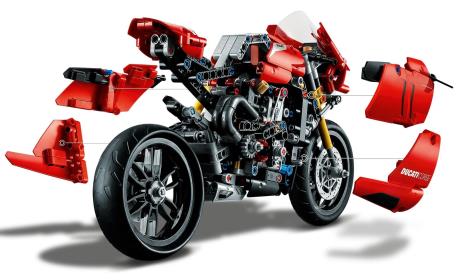 Конструктор LEGO Technic Ducati Panigale V4 R 0 646 деталі (42107) - фото 0