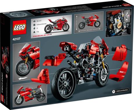 Конструктор LEGO Technic Ducati Panigale V4 R 0 646 деталі (42107) - фото 0