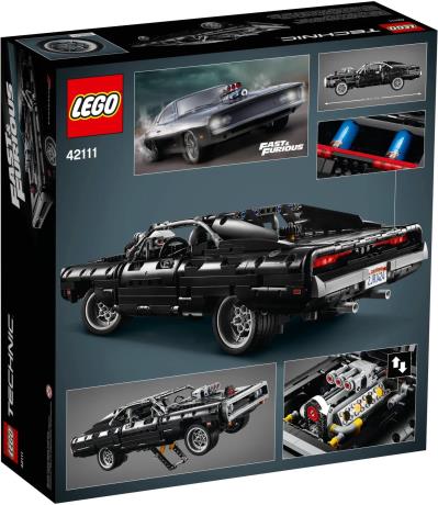Конструктор LEGO Technic Dodge Charger Домініка Торетто 1077 деталей (42111) - фото 0