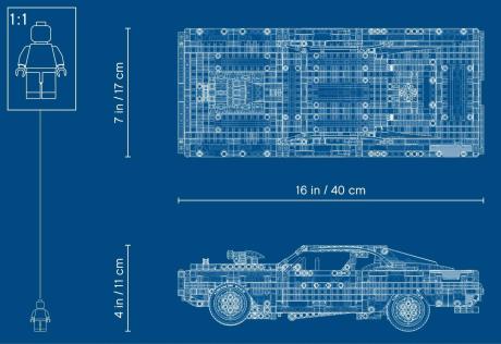 Конструктор LEGO Technic Dodge Charger Домініка Торетто 1077 деталей (42111) - фото 0