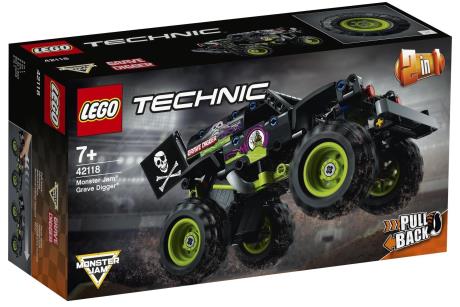 Конструктор LEGO Techniс Monster Jam Grave Digger 212 деталей (42118) - фото 0