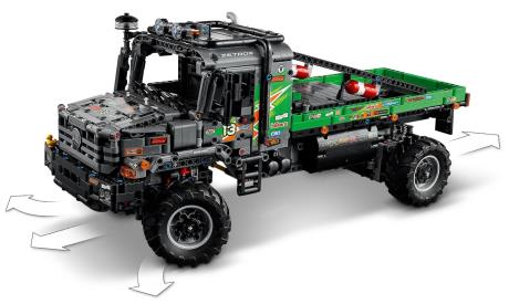 Конструктор LEGO Technic Повнопривідна вантажівка для випробувань Mercedes-Benz Zetros 2129 деталей (42129) - фото 0