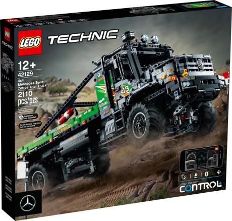 Конструктор LEGO Technic Повнопривідна вантажівка для випробувань Mercedes-Benz Zetros 2129 деталей (42129) - фото 0