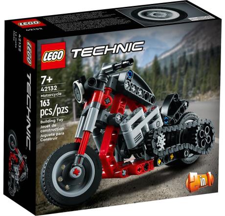 Конструктор LEGO Technic Мотоцикл 163 детали (42132) - фото 0