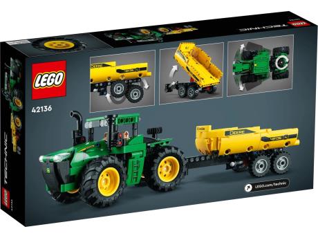 Конструктор LEGO Techniс Трактор John Deere 9620R 4WD 390 деталей (42136) - фото 0