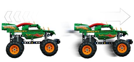 Конструктор LEGO Technic Monster Jam Dragon 217 деталей (42149) - фото 0