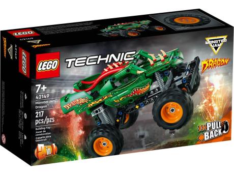Конструктор LEGO Technic Monster Jam Dragon 217 деталей (42149) - фото 0