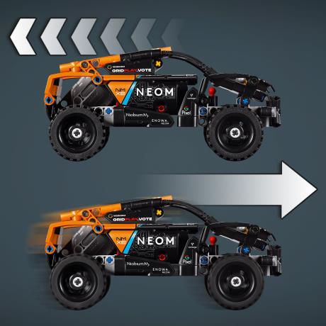 Конструктор LEGO Technic Гоночный автомобиль NEOM McLaren Extreme E 252 детали (42166) - фото 2