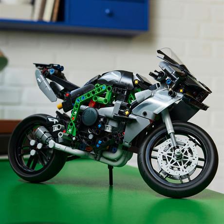 Конструктор LEGO Technic Мотоцикл Kawasaki Ninja H2R 643 деталі (42170) - фото 10