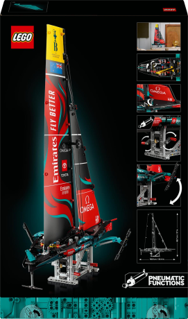 Конструктор LEGO Technic Яхта Emirates Team New Zealand AC75 962 деталі (42174) - фото 3