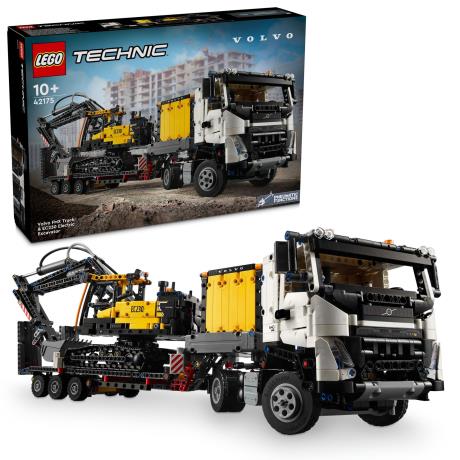 Конструктор LEGO Technic Вантажівка Volvo FMX і Електричний екскаватор EC230 2274 деталі (42175) - фото 0