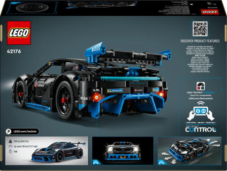 Конструктор LEGO Technic Автомобіль для перегонів Porsche GT4 e-Performance 834 деталі (42176) - фото 3