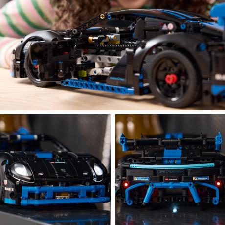 Конструктор LEGO Technic Автомобіль для перегонів Porsche GT4 e-Performance 834 деталі (42176) - фото 7