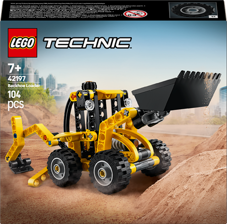 Конструктор LEGO Technic Екскаватор-навантажувач 104 деталі (42197) - фото 2