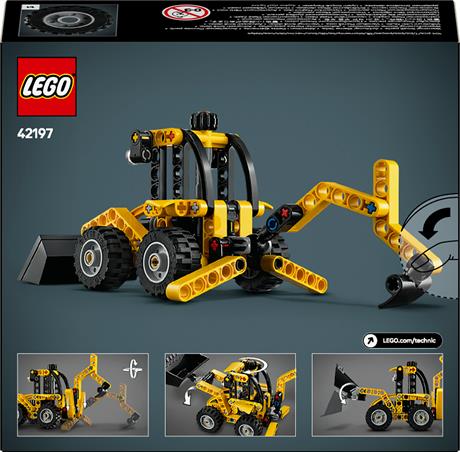 Конструктор LEGO Technic Екскаватор-навантажувач 104 деталі (42197) - фото 3