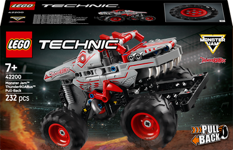 Конструктор LEGO Technic Monster Jam ThunderROARus з інерційним двигуном 232 деталі (42200) - фото 2