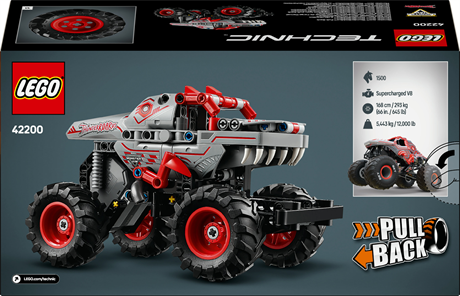 Конструктор LEGO Technic Monster Jam ThunderROARus з інерційним двигуном 232 деталі (42200) - фото 3