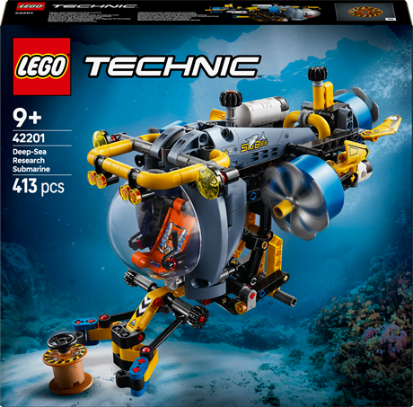 Конструктор LEGO Technic Глибоководний дослідницький підводний човен 413 деталей (42201) - фото 2