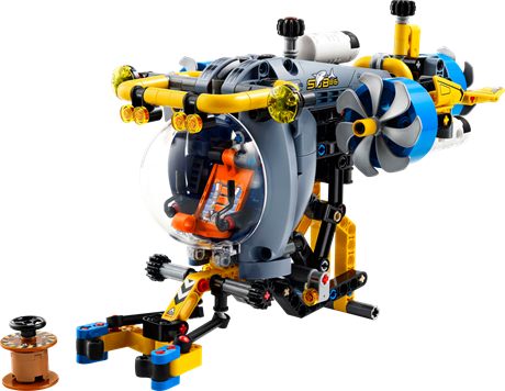 Конструктор LEGO Technic Глибоководний дослідницький підводний човен 413 деталей (42201) - фото 4