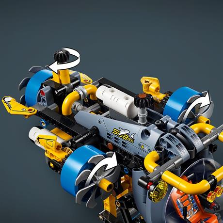 Конструктор LEGO Technic Глибоководний дослідницький підводний човен 413 деталей (42201) - фото 5