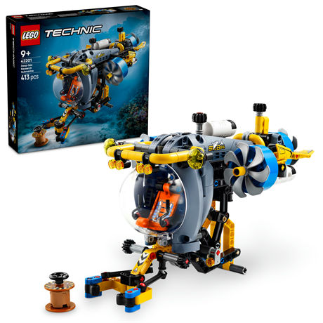 Конструктор LEGO Technic Глибоководний дослідницький підводний човен 413 деталей (42201) - фото 0