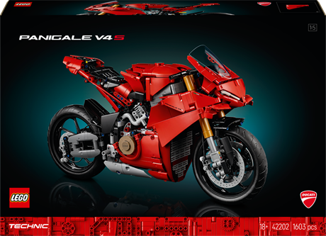 Конструктор LEGO Technic Мотоцикл Ducati Panigale V4 S 1603 деталі (42202) - фото 2