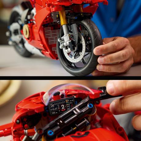 Конструктор LEGO Technic Мотоцикл Ducati Panigale V4 S 1603 деталі (42202) - фото 5