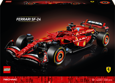 Конструктор LEGO Technic Автомобіль F1 Ferrari SF-24 1361 деталь (42207) - фото 2