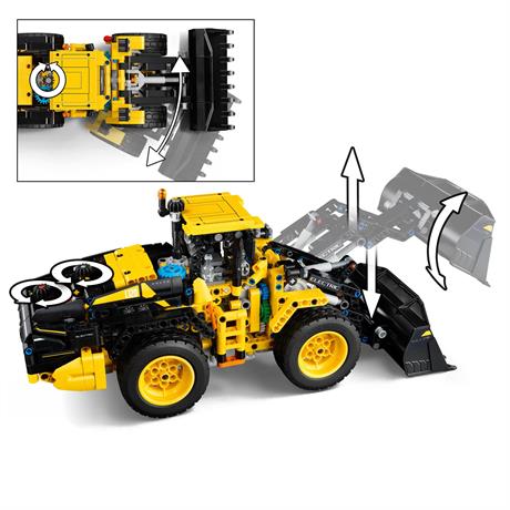 Конструктор LEGO Technic Колісний навантажувач Volvo L120 Electric 973 деталі (42209) - фото 2