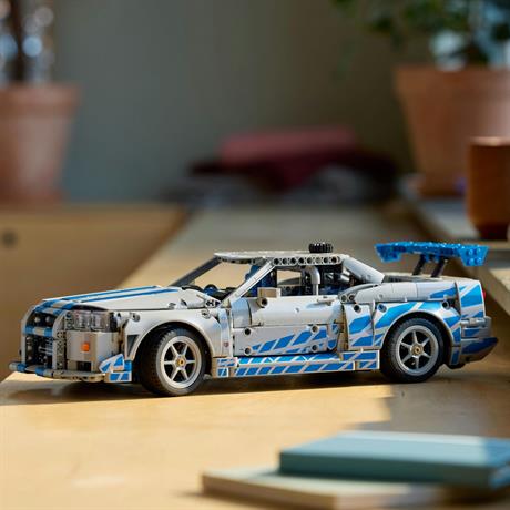 Конструктор LEGO Technic Подвійний форсаж Автомобіль Nissan Skyline GT-R (R34) 1410 деталей (42210) - фото 5