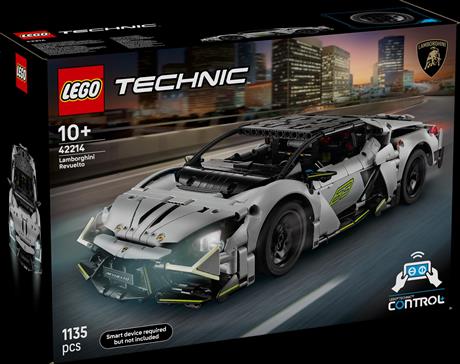 Конструктор LEGO Technic Суперкар Lamborghini Revuelto 1135 деталей (42214) - фото 2