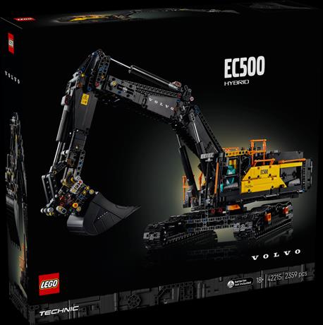 Конструктор LEGO Technic Екскаватор Volvo EC500 Hybrid 2359 деталей (42215) - фото 2