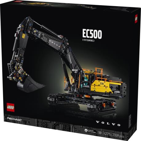 Конструктор LEGO Technic Екскаватор Volvo EC500 Hybrid 2359 деталей (42215) - фото 8