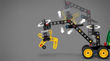 Конструктор LEGO Technic Колесный комбайн John Deere 1470H 117 Деталей (42218) - фото 7