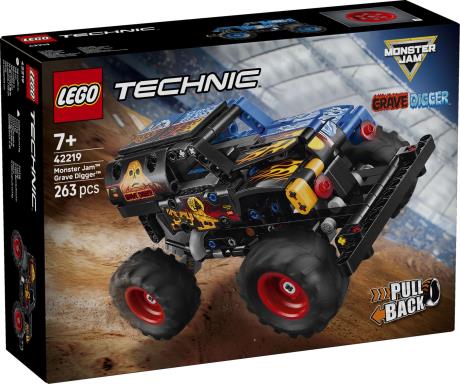 Конструктор LEGO Technic Monster Jam Grave Digger Огонь и лед 263 Детали (42219) - фото 4