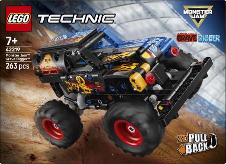 Конструктор LEGO Technic Monster Jam Grave Digger Огонь и лед 263 Детали (42219) - фото 4