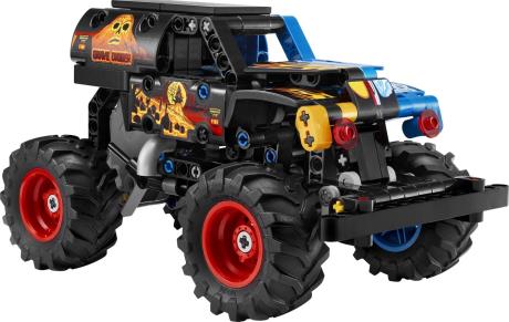 Конструктор LEGO Technic Monster Jam Grave Digger Огонь и лед 263 Детали (42219) - фото 4