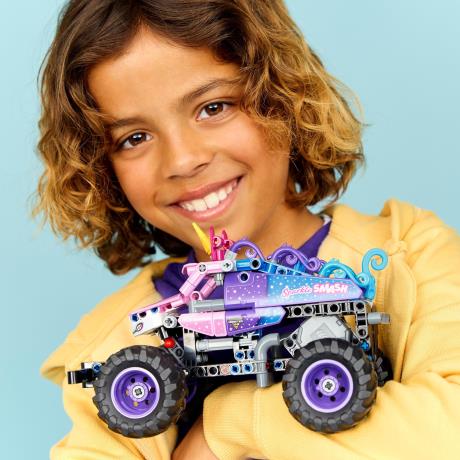 Конструктор LEGO Technic Monster Jam™ Sparkle Smash™ с функцией «Pull-Back» 243 Детали(42220) - фото 2